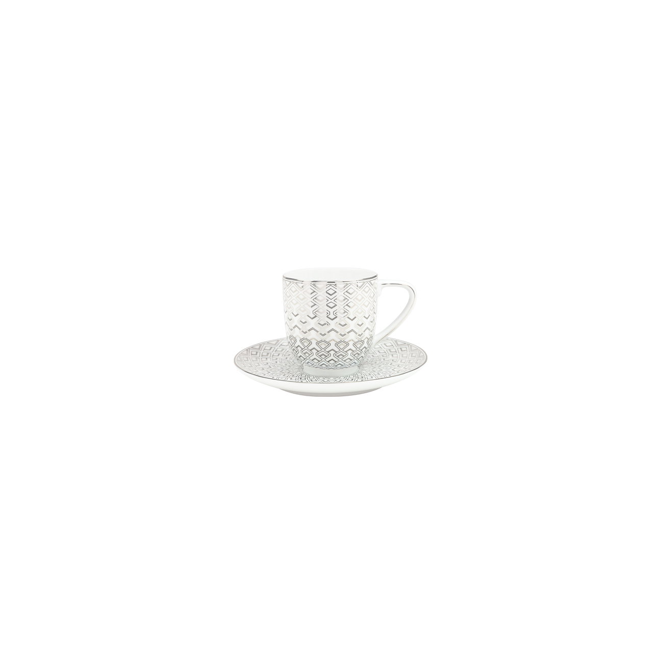 COFFEE CUP 10CL COUPE + COFFEE SAUCER 12CM OLYMPUS